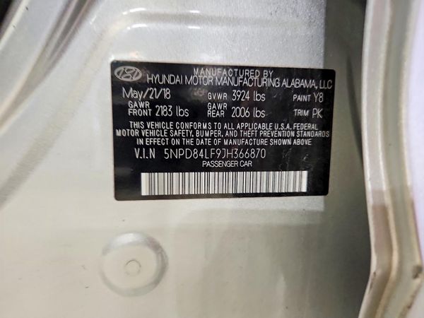 2018 HYUNDAI ELANTRA