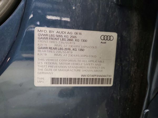 2017 AUDI Q5