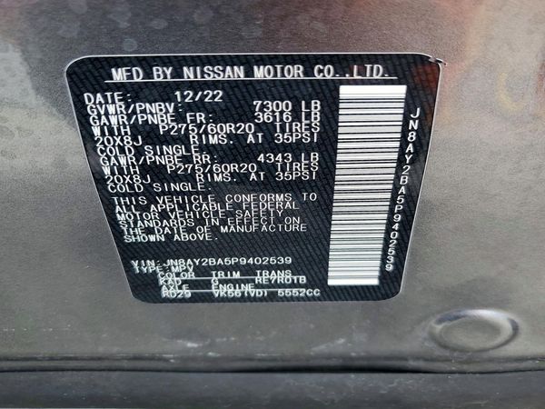 2023 NISSAN ARMADA
