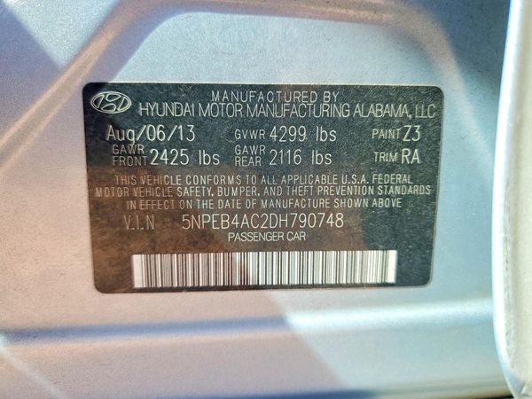 2013 HYUNDAI SONATA GLS/ GLS Popular