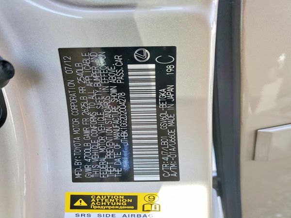 2013 LEXUS ES 350