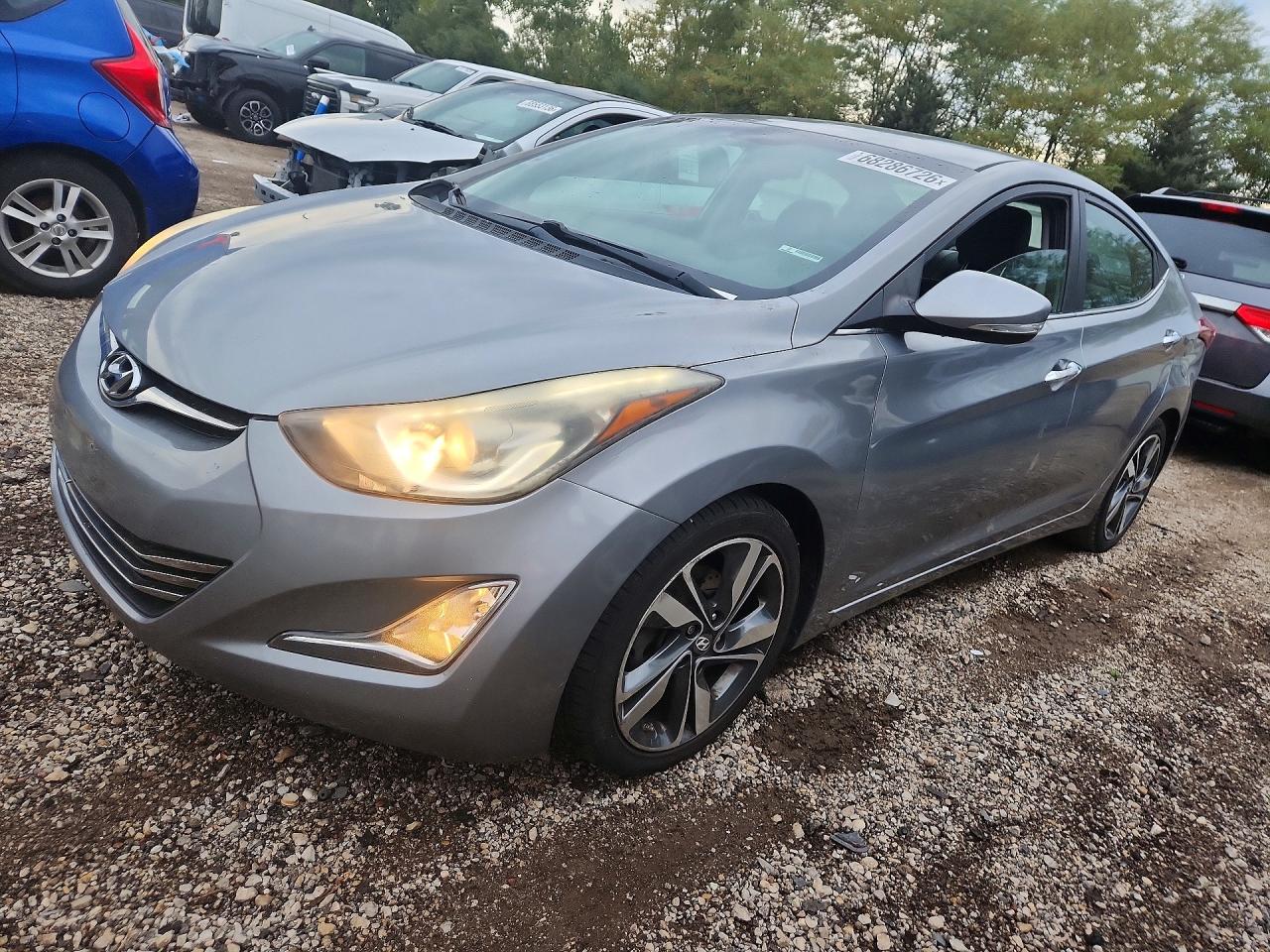 2014 HYUNDAI ELANTRA GLS (Middle) — Front 3/4