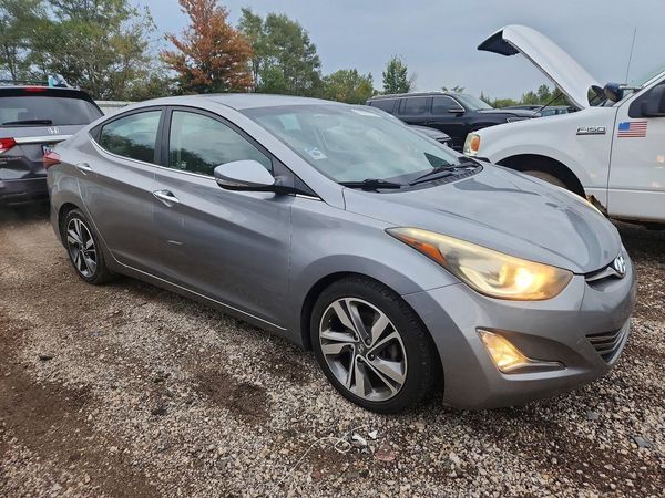 2014 HYUNDAI ELANTRA GLS (Middle) — Passenger 3/4