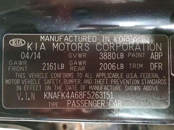 2015 KIA FORTE GL(Middle-low grade)