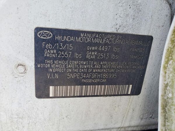 2015 HYUNDAI SONATA