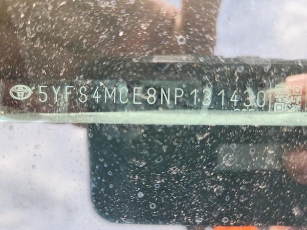 2022 TOYOTA COROLLA