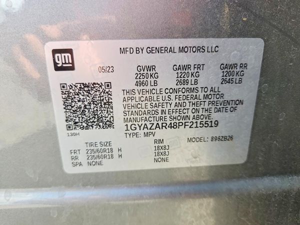 2023 CADILLAC XT4 Luxury — VINS