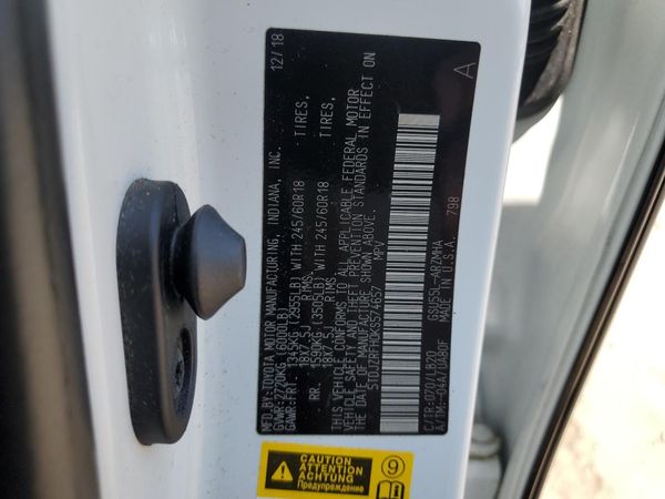 2019 TOYOTA HIGHLANDER SE/XLE
