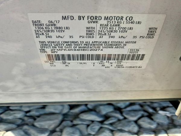 2017 FORD EDGE Titanium