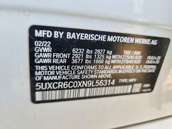 2022 BMW X5