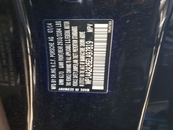 2014 PORSCHE CAYENNE