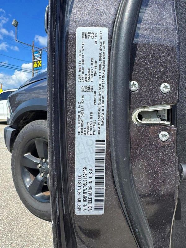 2020 RAM 1500 CLASSIC SLT