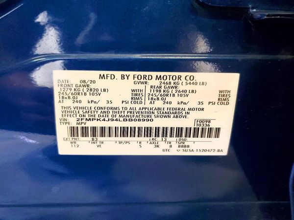 2020 FORD EDGE