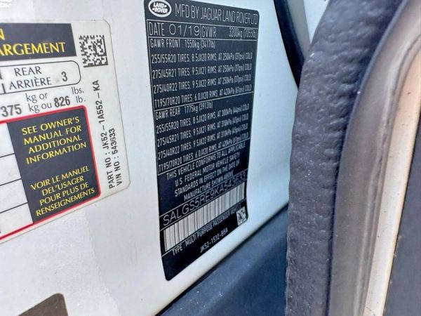 2019 LAND ROVER RANGE ROVER Supercharged LWB