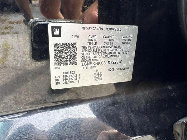 2020 CHEVROLET SUBURBAN LT