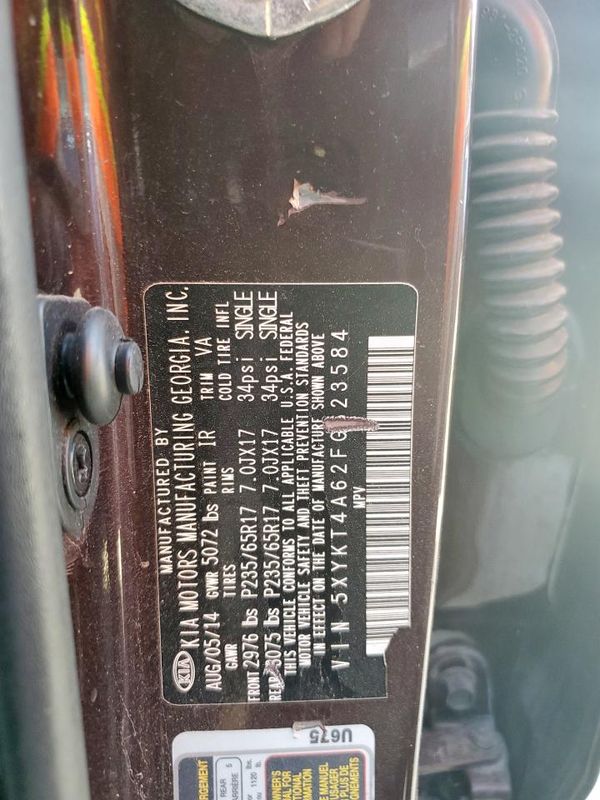 2015 KIA SORENTO GL