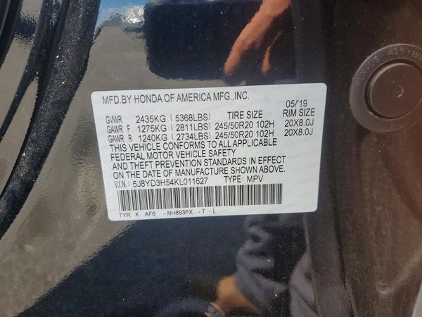 2019 ACURA MDX TECH 7P