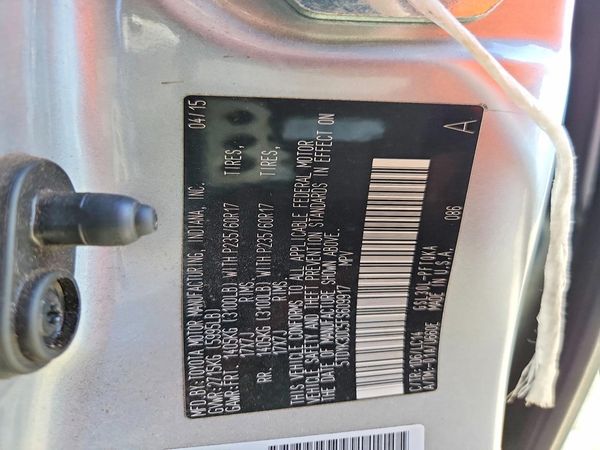2015 TOYOTA SIENNA