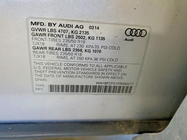 2015 AUDI Q3 Premium Plus
