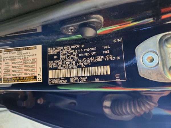 2014 TOYOTA 4RUNNER Base — VINS