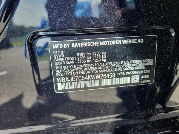 2019 BMW 540 xDrive