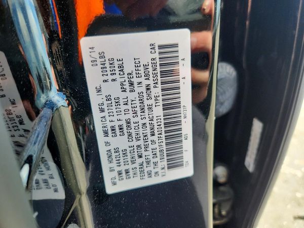 2015 ACURA TLX TECH