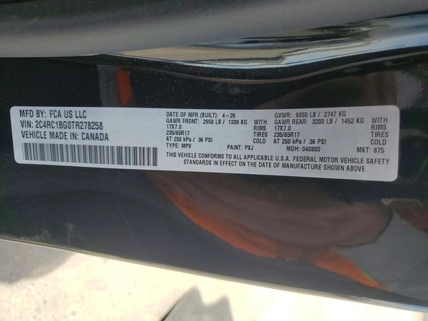 2026 CHRYSLER PACIFICA Select — VINS