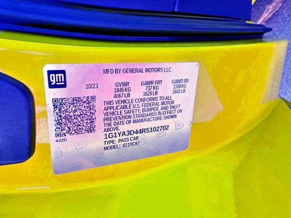 2024 CHEVROLET CORVETTE Standard 1LT