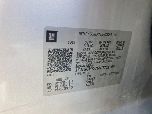 2019 CHEVROLET SUBURBAN LT