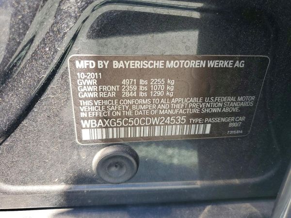 2012 BMW 528