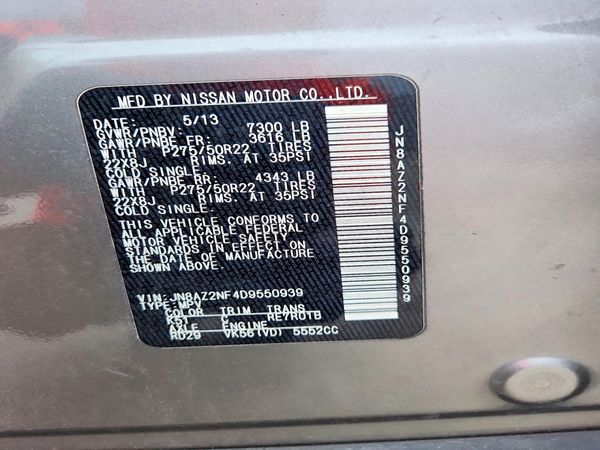 2013 INFINITI QX56 BASE
