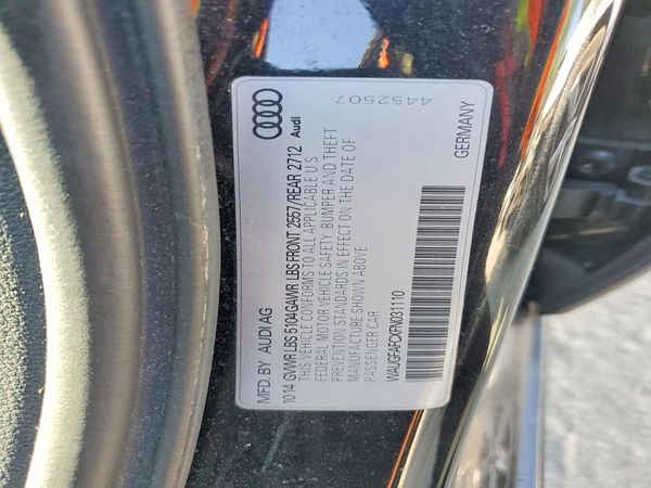 2015 AUDI A6 quattro Plus