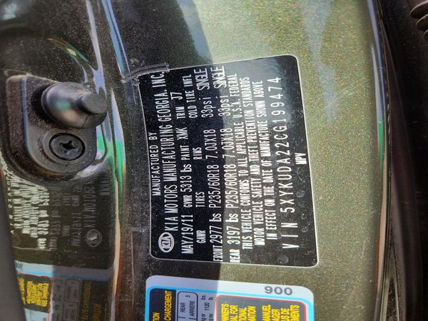2012 KIA SORENTO GLS(Middle grade)
