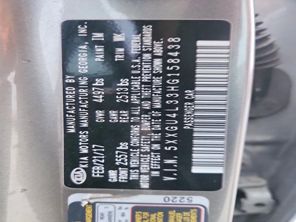 2017 KIA OPTIMA EX/EX Prem/EX Prem Plus
