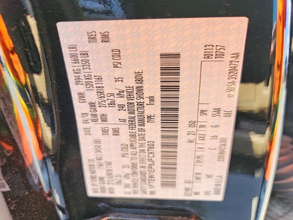 2018 FORD F150