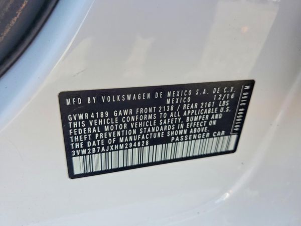 2017 VOLKSWAGEN JETTA S