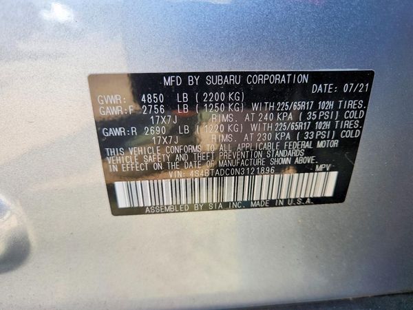 2022 SUBARU OUTBACK Premium