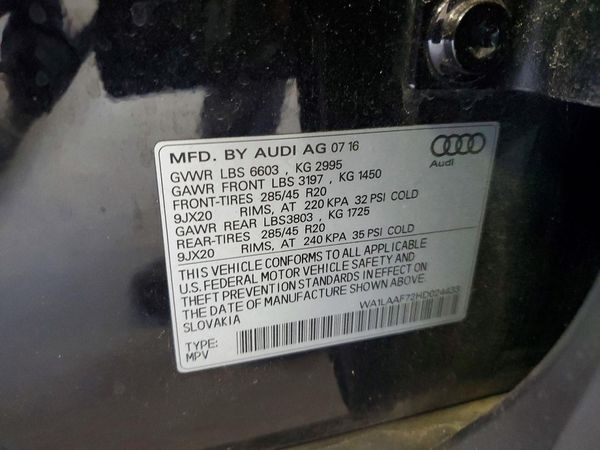 2017 AUDI Q7