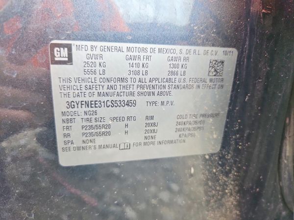 2012 CADILLAC SRX Performance