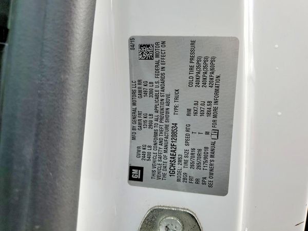 2015 CHEVROLET COLORADO Base