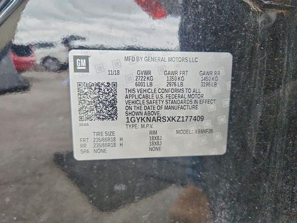 2019 CADILLAC XT5