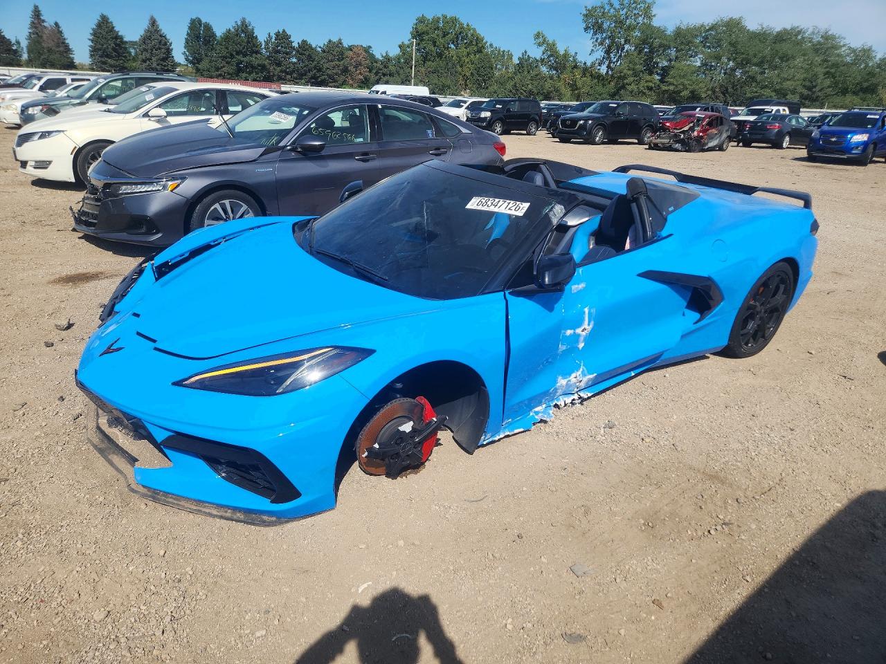2021 CHEVROLET CORVETTE Premium 3LT — Front 3/4
