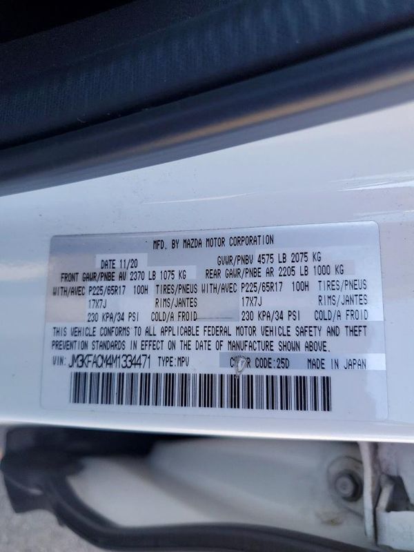 2021 MAZDA CX-5 Touring