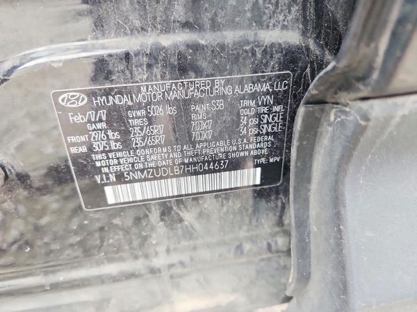 2017 HYUNDAI SANTA FE