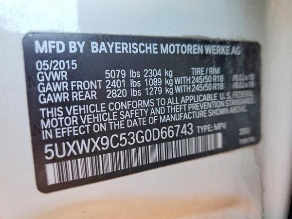 2016 BMW X3 xDrive28i