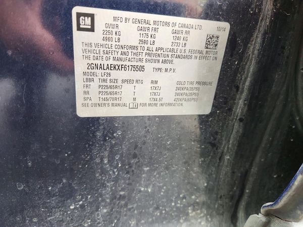 2015 CHEVROLET EQUINOX LS