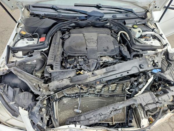 2013 MERCEDES-BENZ C-CLASS C300 — Engine bay