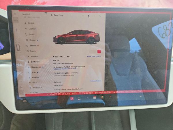 2026 TESLA MODEL S — ODOM