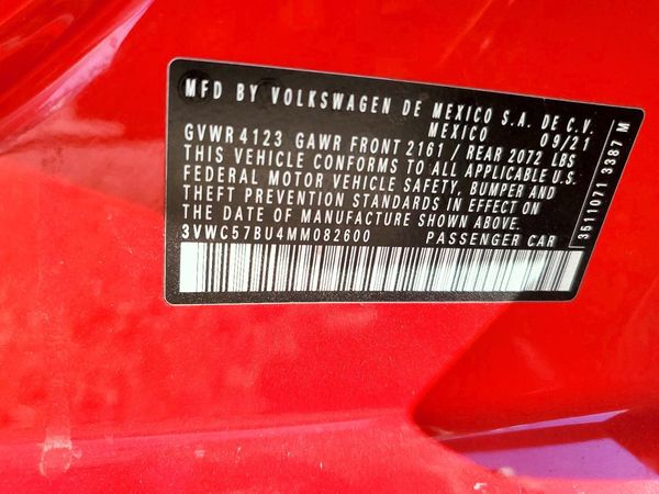 2021 VOLKSWAGEN JETTA S / SE / R-Line