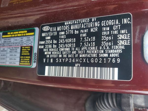2020 KIA TELLURIDE